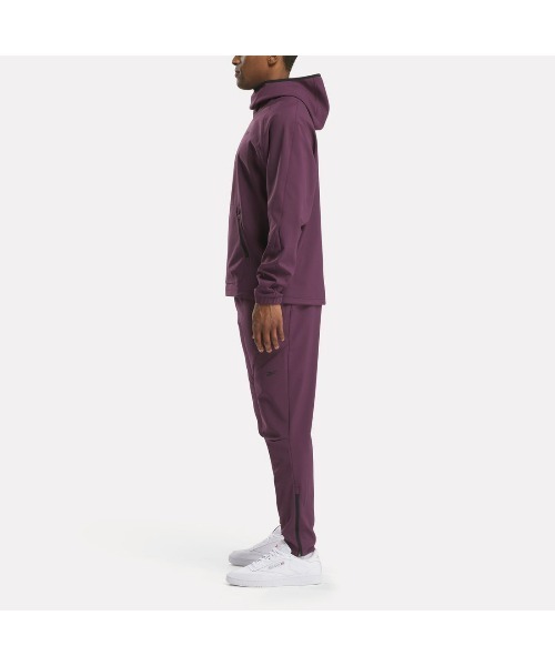 Reebok（リーボック）の「アウターバース ストレングス フーディ / OUTERVERSE STRENGTH HOODIE（パーカー・メンズ・パープル/ブラック・MEDIUM/XX-LARGE/SMALL/LARGE/X-LARGE）」の6枚目の写真