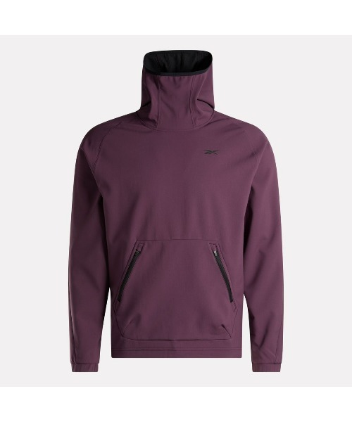 Reebok（リーボック）の「アウターバース ストレングス フーディ / OUTERVERSE STRENGTH HOODIE（パーカー・メンズ・パープル/ブラック・MEDIUM/XX-LARGE/SMALL/LARGE/X-LARGE）」の7枚目の写真
