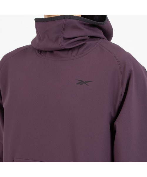 Reebok（リーボック）の「アウターバース ストレングス フーディ / OUTERVERSE STRENGTH HOODIE（パーカー・メンズ・パープル/ブラック・MEDIUM/XX-LARGE/SMALL/LARGE/X-LARGE）」の11枚目の写真