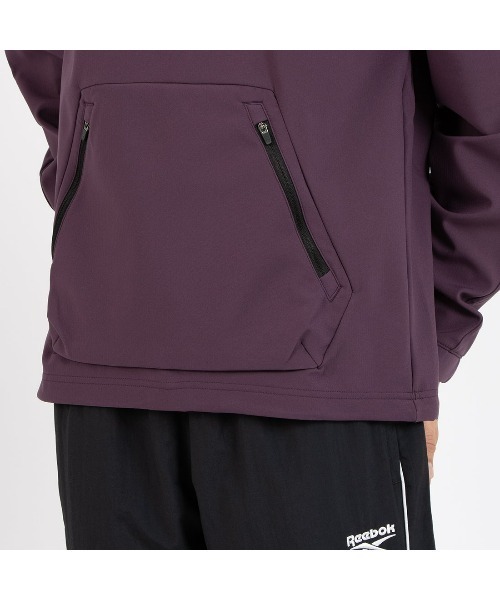 Reebok（リーボック）の「アウターバース ストレングス フーディ / OUTERVERSE STRENGTH HOODIE（パーカー・メンズ・パープル/ブラック・MEDIUM/XX-LARGE/SMALL/LARGE/X-LARGE）」の12枚目の写真