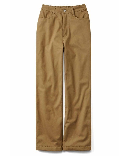 リブ イン コンフォート ぬくぬくでしあわせ ゆったりはける裏ボアワイドパンツ（その他パンツ）｜Live in comfort（リブインコンフォート）