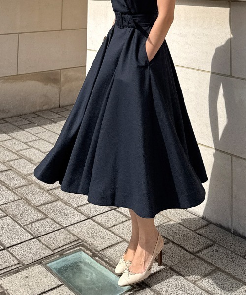 JENNE（ジェンヌ）の「ローマ風トレンチドレス（ワンピース・レディース・ベージュ/ネイビー・SMALL/MEDIUM/LARGE）」の22枚目の写真