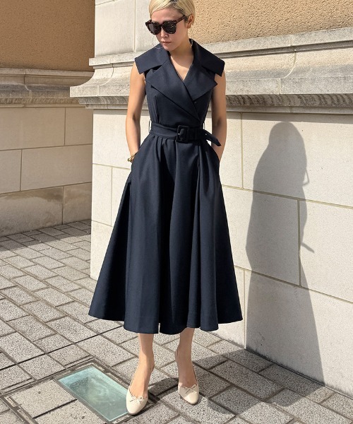 完売　ジェンヌ jenne ローマ風トレンチドレス ローマ風トレンチドレス｜JENNE(ジェンヌ)公式通販：パリジェンヌの