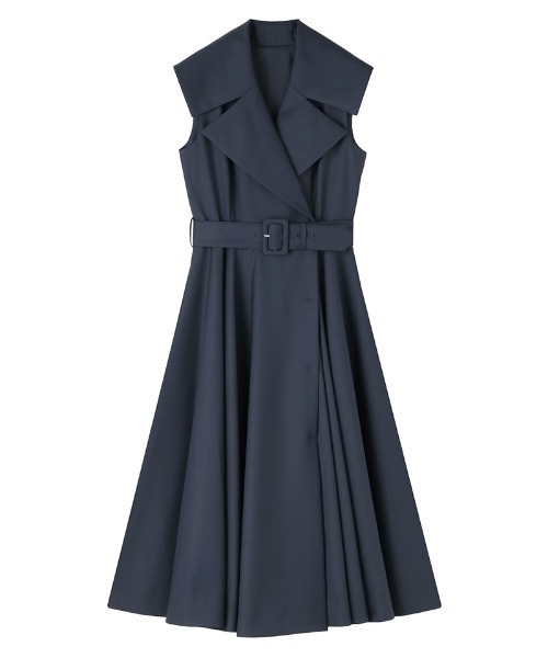 ♡JENNE♡ジェンヌ 　トレンチデザイン ノースリーブワンピース ローマ風トレンチドレス（ワンピース）｜JENNE（ジェンヌ）の