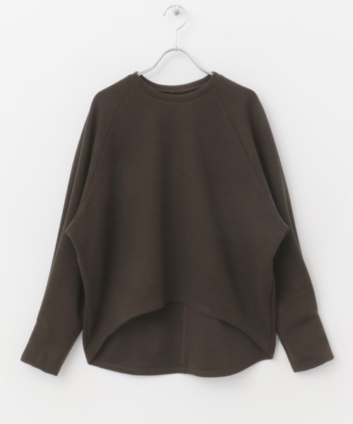 URBAN RESEARCH ROSSO WOMEN（アーバンリサーチ　ロッソ）の「ウール混タックスリーブスウェット（スウェット・レディース・オフホワイト/ブラウン・FREE）」の16枚目の写真