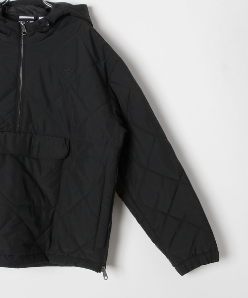 adidas（アディダス）の「【HEREIAM】adidas/(アディダス)キルト ハーフジップジャケット（その他アウター・レディース・ブラック・MEDIUM/SMALL）」の4枚目の写真