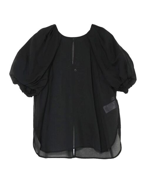 OUNNOUN（オウンノウン）の「【OUNNOUN】バルーンスリーブシアーブラウス（シャツ/ブラウス・レディース・ホワイト/ミント/ブラック・FREE）」の3枚目の写真