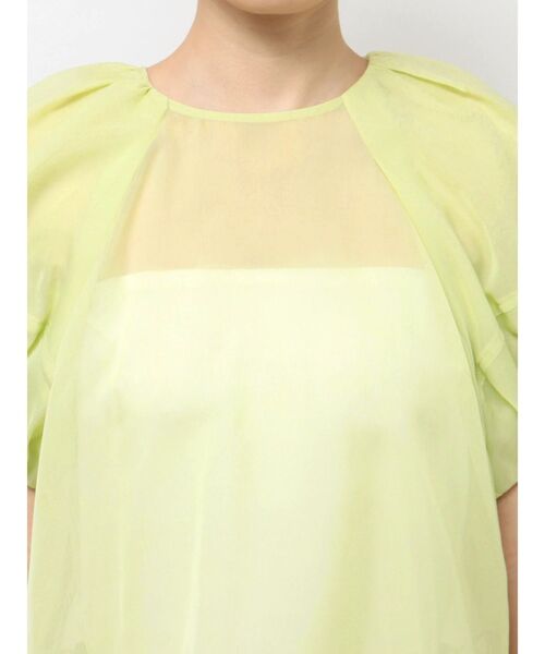 OUNNOUN（オウンノウン）の「【OUNNOUN】バルーンスリーブシアーブラウス（シャツ/ブラウス・レディース・ホワイト/ミント/ブラック・FREE）」の14枚目の写真