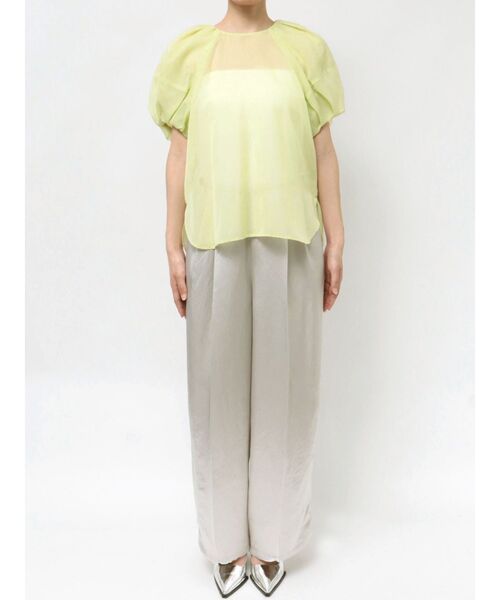 OUNNOUN（オウンノウン）の「【OUNNOUN】バルーンスリーブシアーブラウス（シャツ/ブラウス・レディース・ホワイト/ミント/ブラック・FREE）」の10枚目の写真