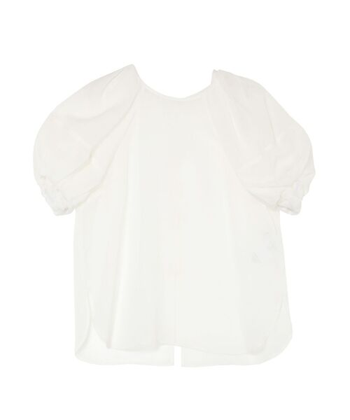 OUNNOUN（オウンノウン）の「【OUNNOUN】バルーンスリーブシアーブラウス（シャツ/ブラウス・レディース・ホワイト/ミント/ブラック・FREE）」の6枚目の写真