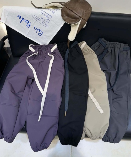 aimoha（アイモハ）の「【aimoha-KIDS-】裏起毛カーゴパンツ (AW)（カーゴパンツ・キッズ・ブラック/ダークグレー/パープル・110/120/130/140/150/160）」の21枚目の写真