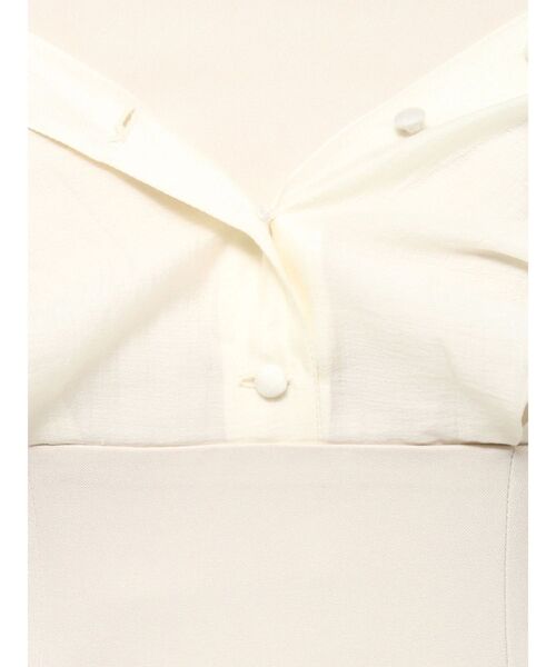 EATME（イートミー）の「バイカラーマーメイドワンピース（ワンピース・レディース・アイボリー/ライトブルー/ブラック・SMALL/MEDIUM）」の4枚目の写真