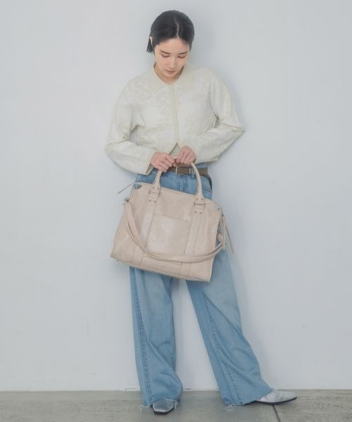 JEANASIS｜アンティークフェイクレザートート | Rakuten Fashion