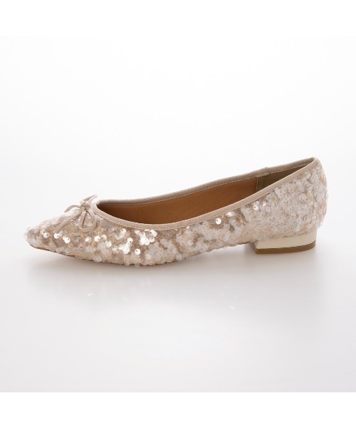 EVOL（イーボル）の「【軽量・ふかふか】ポインテッドバレエ IY5641（バレエシューズ・レディース・ブラック/シルバー/ベージュ/ドット・22.0cm/22.5cm/23.0cm/23.5cm/24.0cm/24.5cm/25.0cm）」の20枚目の写真