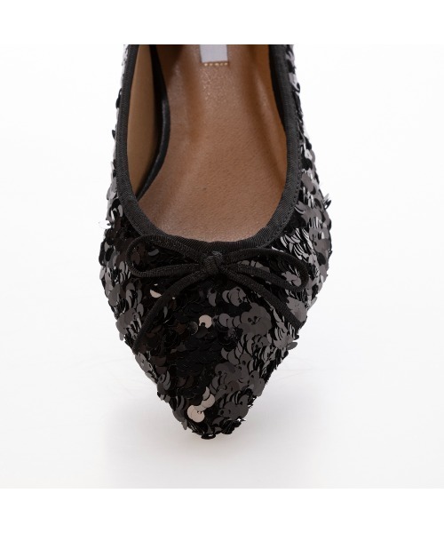 EVOL（イーボル）の「【軽量・ふかふか】ポインテッドバレエ IY5641（バレエシューズ・レディース・ブラック/シルバー/ベージュ/ドット・22.0cm/22.5cm/23.0cm/23.5cm/24.0cm/24.5cm/25.0cm）」の18枚目の写真