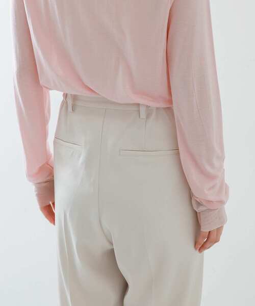 SENSE OF PLACE by URBAN RESEARCH（センスオブプレイスバイアーバンリサーチ）の「ルーズタックスラックス（その他パンツ・レディース・ライトベージュ/チャコールグレー/イエロー・SMALL/MEDIUM/LARGE）」の12枚目の写真