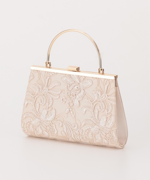 haremode（ハレモード）の「刺繍デザイン パーティ オケージョン バッグ（クラッチバッグ・レディース・ベージュ/ブラック/シルバー・FREE）」の7枚目の写真