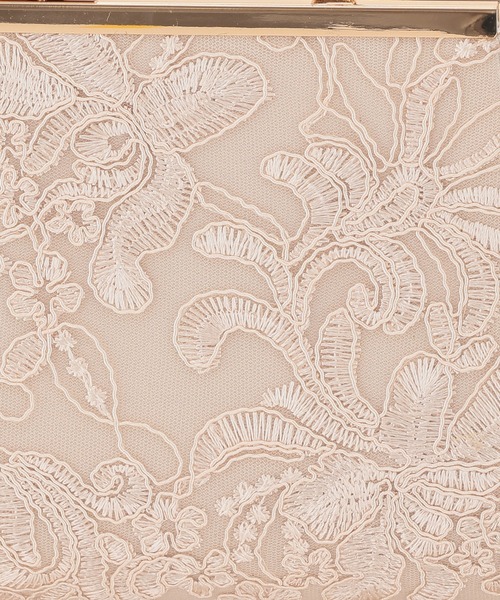 haremode（ハレモード）の「刺繍デザイン パーティ オケージョン バッグ（クラッチバッグ・レディース・ベージュ/ブラック/シルバー・FREE）」の10枚目の写真