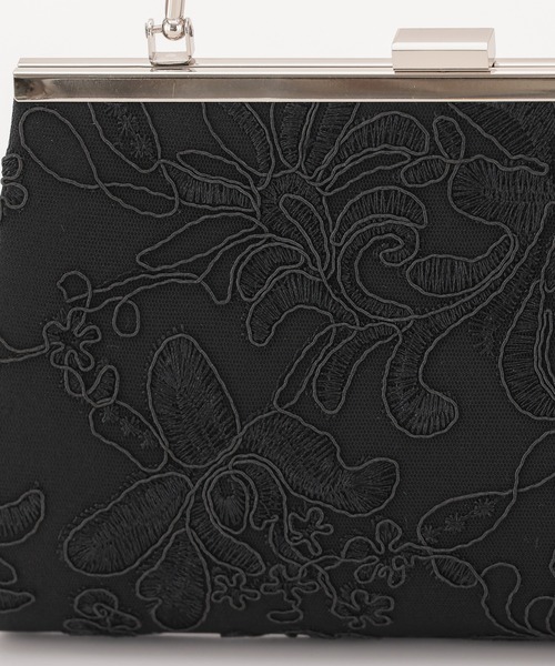 haremode（ハレモード）の「刺繍デザイン パーティ オケージョン バッグ（クラッチバッグ・レディース・ベージュ/ブラック/シルバー・FREE）」の15枚目の写真