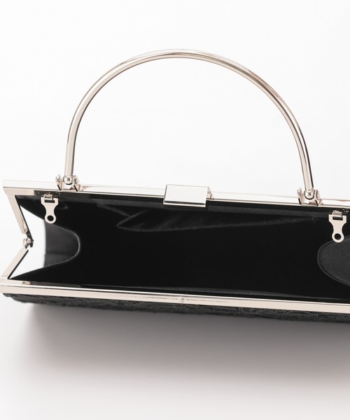 haremode（ハレモード）の「刺繍デザイン パーティ オケージョン バッグ（クラッチバッグ・レディース・ベージュ/ブラック/シルバー・FREE）」の17枚目の写真