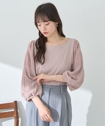 マジョリカプリーツプルオーバー