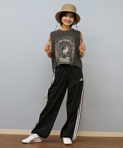 adidas パンツ adidas/アディダス ワイドナイロンパンツ KWB45