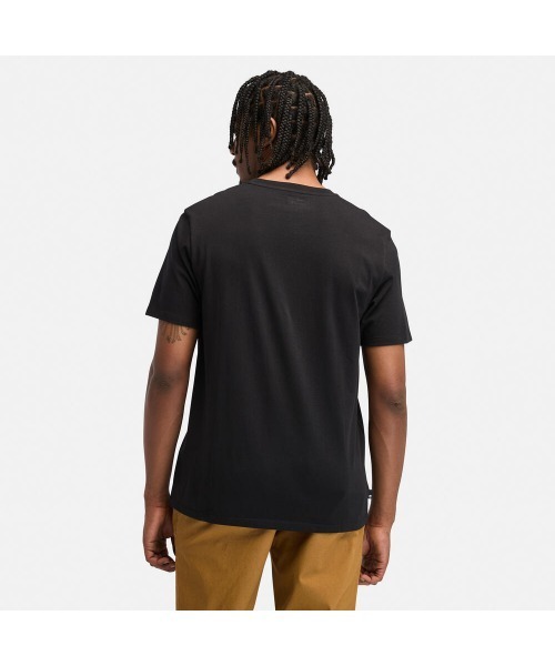 Timberland（ティンバーランド）の「メンズ 半袖 ワードマーク ロゴ Tシャツ（Tシャツ/カットソー・メンズ・ブラック系その他・XXX-LARGE/X-SMALL/X-LARGE/SMALL/MEDIUM/LARGE/XX-LARGE）」の3枚目の写真