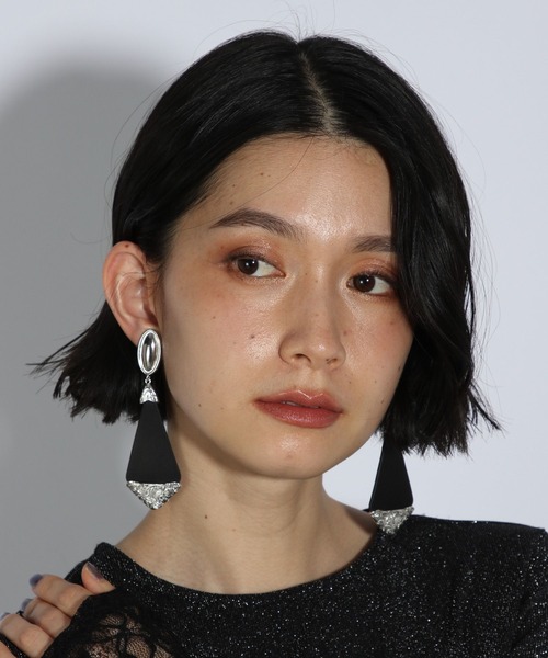 HARE（ハレ）の「vintageフェイクレザーイヤリング(HARE)（イヤリング・レディース・ブラック・FREE）」の9枚目の写真