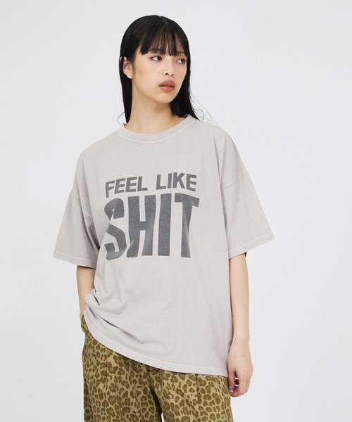 REMI RELIEF(レミレリーフ)の「再追加【REMI RELIEF / レミ レリーフ】FRONT MESSAGE BIGTシャツシリーズ/ユニセックス(Tシャツ/カットソー・メンズ・ベージュ系その他/ベージュ系その他2/ホワイト系その他/ブラック系その他/ホワイト系その他2/ブラック系その他2・L/XL/M)」の11枚目の写真