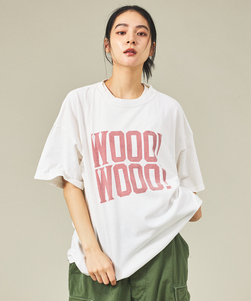 REMI RELIEF(レミレリーフ)の「再追加【REMI RELIEF / レミ レリーフ】FRONT MESSAGE BIGTシャツシリーズ/ユニセックス(Tシャツ/カットソー・メンズ・ベージュ系その他/ベージュ系その他2/ホワイト系その他/ブラック系その他/ホワイト系その他2/ブラック系その他2・L/XL/M)」の19枚目の写真