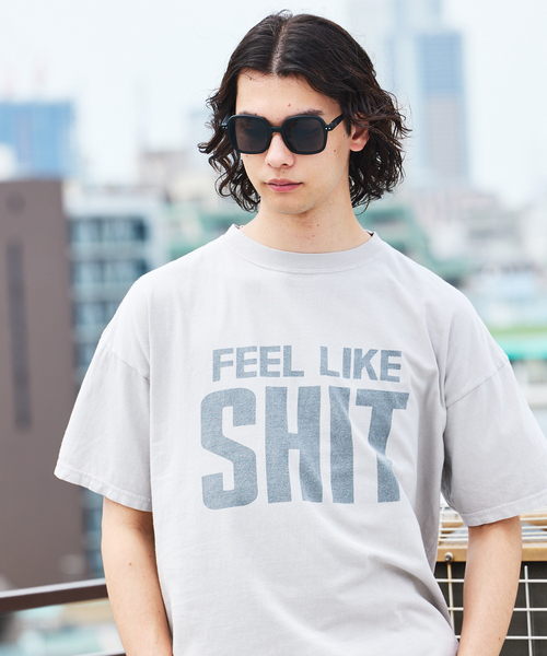 REMI RELIEF(レミレリーフ)の「再追加【REMI RELIEF / レミ レリーフ】FRONT MESSAGE BIGTシャツシリーズ/ユニセックス(Tシャツ/カットソー・メンズ・ベージュ系その他/ベージュ系その他2/ホワイト系その他/ブラック系その他/ホワイト系その他2/ブラック系その他2・L/XL/M)」の15枚目の写真