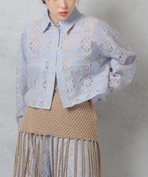 Lull | 【Lull / ルル】セットアップ対応 / 総レースシャツ(シャツ/ブラウス)