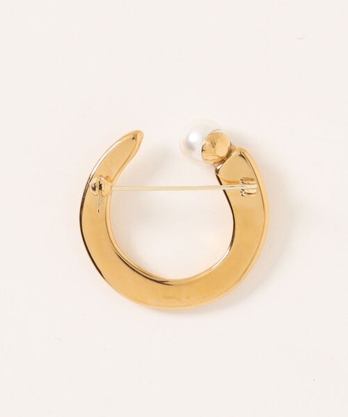Elura（エルーラ）の「【Elca Accessory】＜Luxe＞一粒パールブローチ/252367（ブローチ/コサージュ・レディース・ゴールド/シルバー・ONE SIZE）」の9枚目の写真