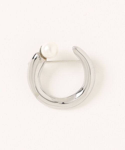 Elura（エルーラ）の「【Elca Accessory】＜Luxe＞一粒パールブローチ/252367（ブローチ/コサージュ・レディース・ゴールド/シルバー・ONE SIZE）」の11枚目の写真