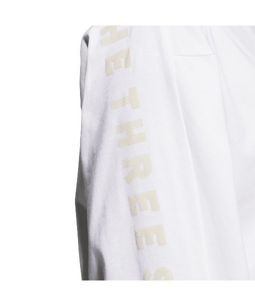 adidas(アディダス)の「アディダス adidas ワード 長袖Tシャツ(Tシャツ/カットソー・レディース・ホワイト/ライトグリーン/ダークグレー・S/M/L/XL)」の6枚目の写真