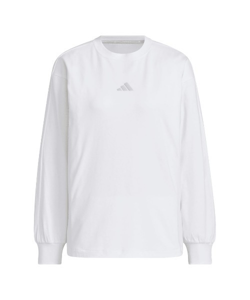 adidas(アディダス)の「アディダス adidas ワード 長袖Tシャツ(Tシャツ/カットソー・レディース・ホワイト/ライトグリーン/ダークグレー・S/M/L/XL)」の8枚目の写真