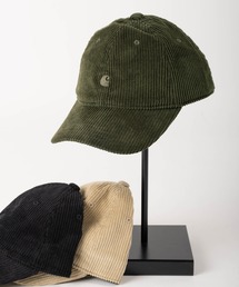 Carhartt WIP（カーハートダブリューアイピー）の「【Carhartt/カーハート】ワンポイントコーデュロイキャップ/HARLEM CAP（キャップ・レディース）」