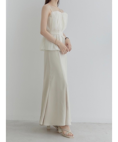 amel(エイメル)の「【RE ARRIVAL】チュールペプラムビスチェ(シャツ/ブラウス・レディース・アイボリー・FREE)」の12枚目の写真