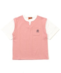 KRIFF MAYER Kid's Collection（クリフメイヤーキッズコレクション）の「綿キーネックゆるTシャツ（Tシャツ/カットソー）」