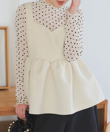 KOBE LETTUCE（コウベレタス）の「前後2wayチューリップビスチェトップス（キャミソール）」