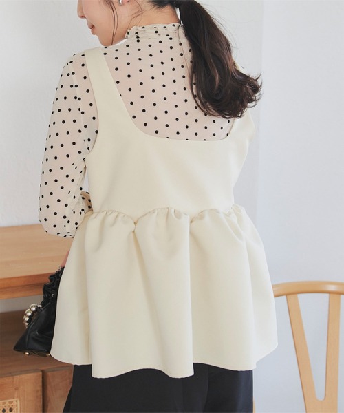 前後2wayチューリップビスチェトップス（キャミソール）｜KOBE LETTUCE