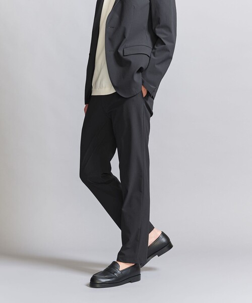 セール】コーデュラナイロン 1プリーツ テーパード パンツ