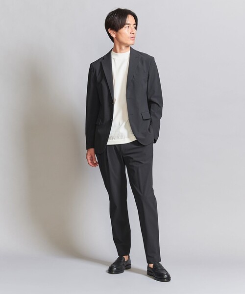 BEAUTY&YOUTH UNITED ARROWS(ビューティーアンドユースユナイテッドアローズ)の「コーデュラナイロン 1プリーツ テーパード パンツ -セットアップ対応・マルチ機能-(スラックス・メンズ・ダークグレー/ブラック/オリーブ・S/M/L/XL)」の10枚目の写真