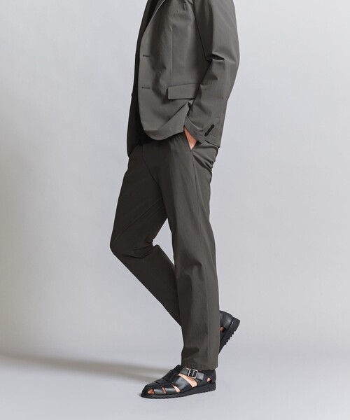 テーラーメイド ユナイテッドアローズ パンツ ナイロン カーキ ストレッチ テーラーメイド ユナイテッドアローズ パンツ ナイロン カーキ