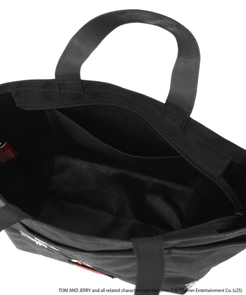 Manhattan Portage（マンハッタンポーテージ）の「Whitestone Tote Bag / TOM AND JERRY / 85TH（トートバッグ・レディース・ブラック・SMALL）」の10枚目の写真