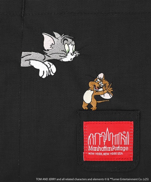 Manhattan Portage（マンハッタンポーテージ）の「Whitestone Tote Bag / TOM AND JERRY / 85TH（トートバッグ・レディース・ブラック・SMALL）」の9枚目の写真