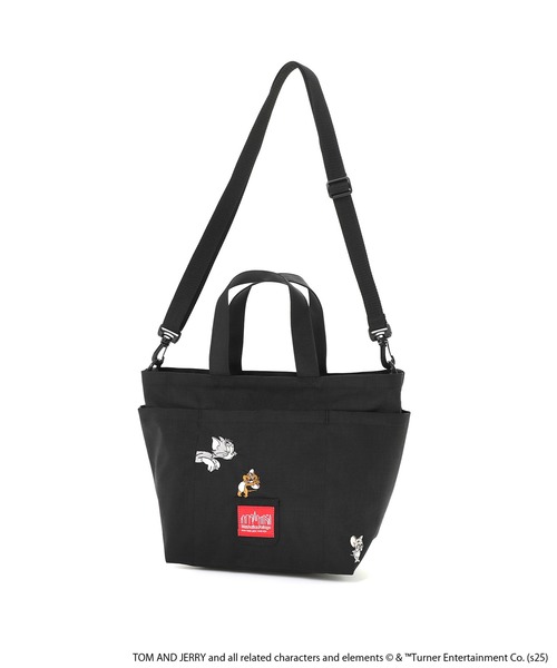 Manhattan Portage（マンハッタンポーテージ）の「Whitestone Tote Bag / TOM AND JERRY / 85TH（トートバッグ・レディース・ブラック・SMALL）」の6枚目の写真