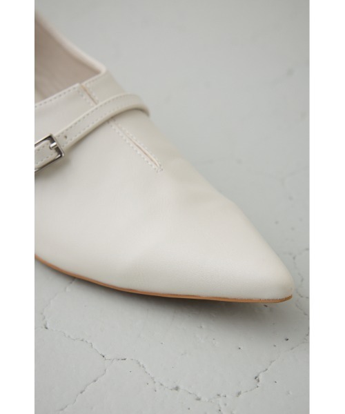 AZUL by moussy(アズールバイマウジー)の「スリットベルトパンプス(パンプス・レディース・ブラック/グレイッシュベージュ・LARGE/MEDIUM/SMALL)」の21枚目の写真