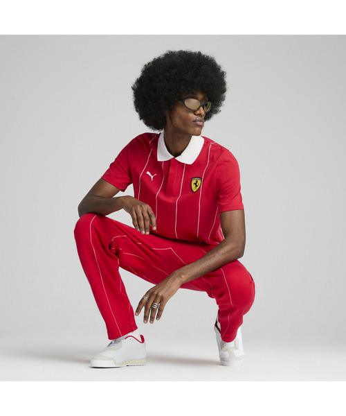 PUMA(プーマ)の「PUMA プーマ メンズ フェラーリ レース プレミアム 半袖 ポロシャツ(ポロシャツ・メンズ・レッド/ブラック・MEDIUM/SMALL/LARGE/X-LARGE/X-SMALL)」の8枚目の写真