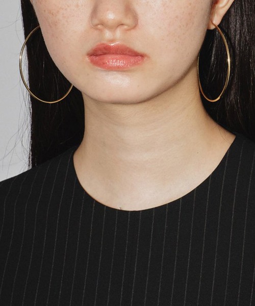 TODAYFUL Oval Hoop Pierce(Silver925)ゴールド TODAYFUL/トゥデイフル】Oval Hoop Pierce (Silver925)/オーバル